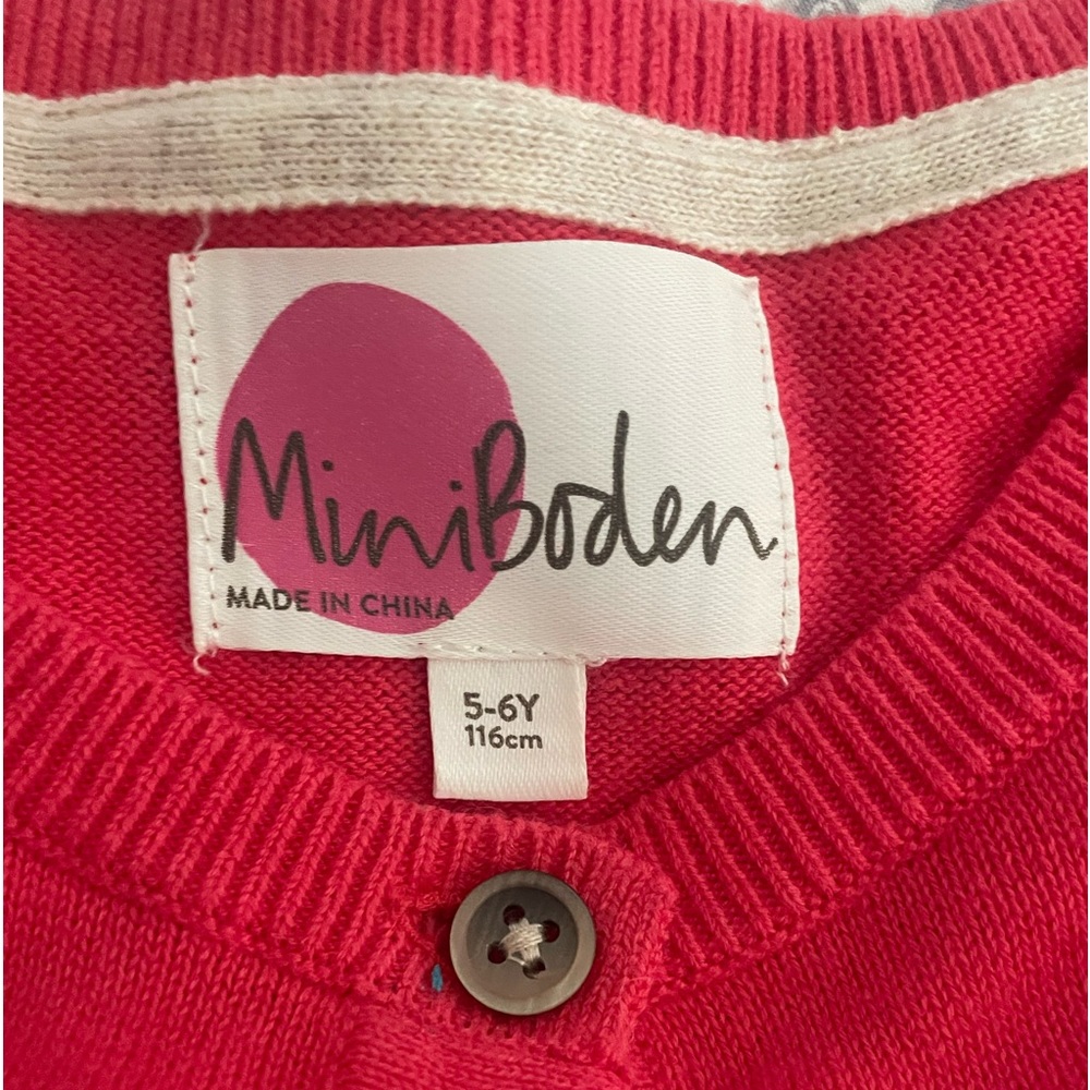 Mini Boden Cartigan Sweater little girls 5-6yr